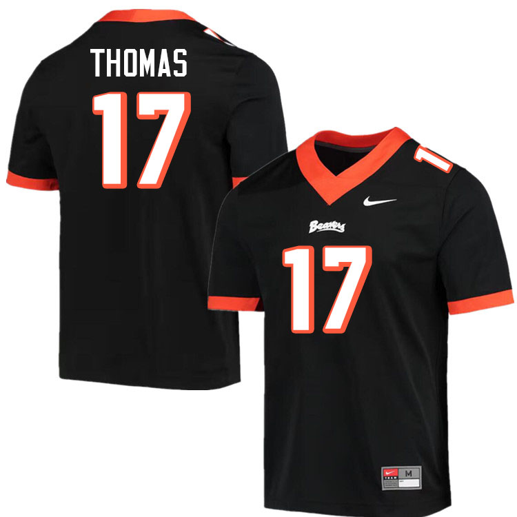 Men #17 Skyler Thomas Oregon State Beavers College Football Jerseys Stitched-Throwback